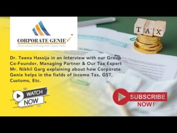 Dr. Teena Hassija in an Interview with our Group Co-Founder & Our Tax Expert Mr. Nikhil Garg